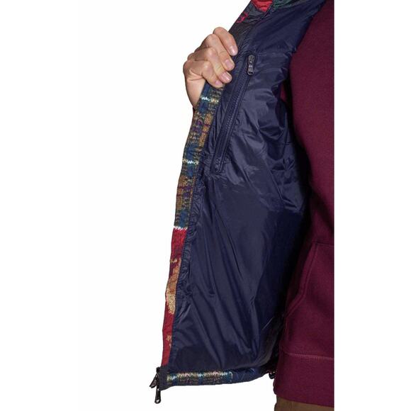 SMALL Ralph Lauren Polo Country Jacket Mens Multi Hooded Puffer Patchwork Flag - Picture 4 of 8